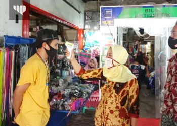 Pasar Singosari Lakukan Pengetatan Penerapan Prokes