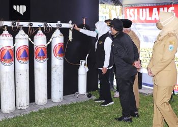 Gubernur Jatim Resmikan Layanan Isi Ulang Oksigen Gratis Bagi Warga Malang Raya