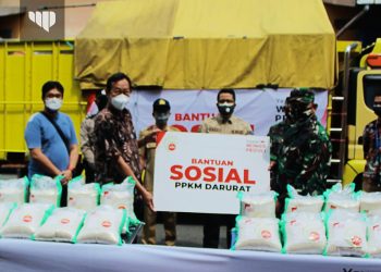Wings Peduli Gelontorkan 1.500 Ton Beras Melalui Korem Jawa Timur