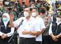 Menko Luhut dan Menkes Budi Sapa Pasien Covid 19 di Tempat Isoter BPSDM Kota Malang