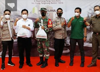 Sinergi BNPT, YHPB, dan Suma Village Bantu Mahasiswa Perantauan dan Masyarakat Terdampak Covid-19 di Tangerang