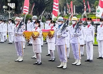 Upacara Peringatan HUT RI Ke-76 di Kota Malang Digelar Terbatas dan Virtual