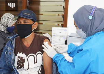 Kebut Kekebalan Komunal, Polres Batu Gandeng GKI Gelar Vaksinasi Massal