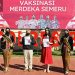 Sambut HUT RI Ke-76, Polres Batu Gelar Vaksinasi Merdeka Semeru