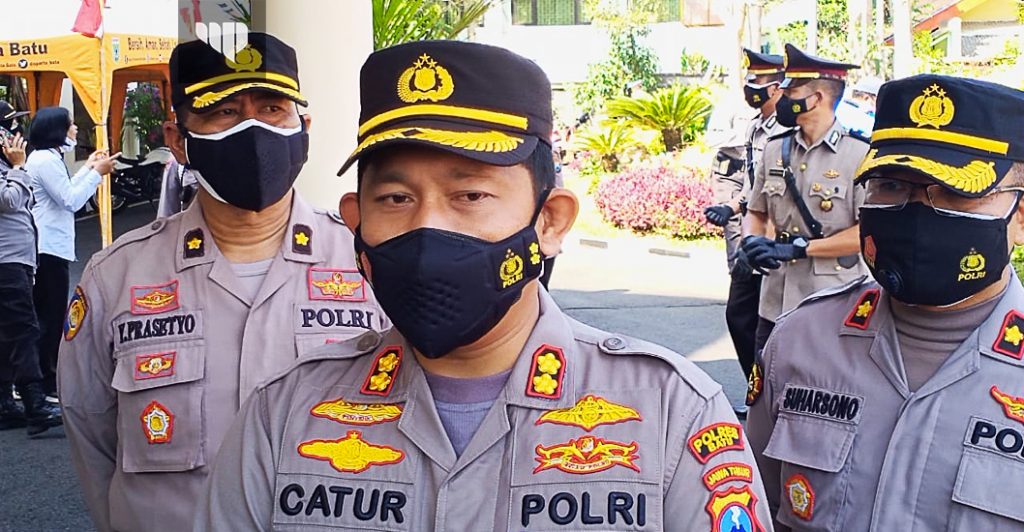 Kapolres Batu Pimpin Sertijab Dan Pengukuhan Kabag Kasat Dan Kapolsek Malang Pagi