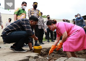 Gelar Peletakan Batu Pertama, Bhayangkari Kota Malang Segera Memiliki Gedung Baru