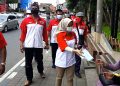 Meskipun PPKM Turun ke Level 2, LSM LIRA Kota Batu Tetap Gencar Bagi Seribu Masker Gratis