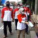 Meskipun PPKM Turun ke Level 2, LSM LIRA Kota Batu Tetap Gencar Bagi Seribu Masker Gratis