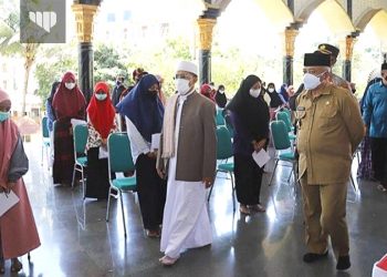 Presiden Jokowi Sapa Santri Peserta Vaksinasi di Ponpes Al Rifaie 2 Gondanglegi