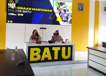 Kapolres Batu Gelar Silaturahmi dengan Wartawan Se-Malang Raya