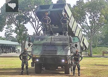 Danpussenarmed Tinjau Simulasi Senjata Baru Yonarmed 1/Roket, Alutsista Astros II Mk 6