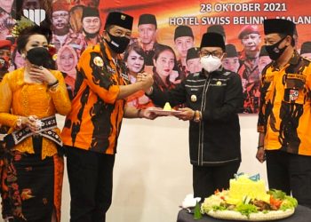 MPC PP Kota Malang Peringati HUT ke-62 Pemuda Pancasila dengan Sederhana