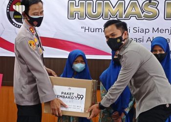 Polresta Malang Kota Rayakan Hari Jadi Ke-70 Humas Polri Bersama Puluhan Anak Yatim