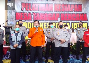 Polda Jatim Gelar Pelatihan Kesiapan Desa Tanggap Bencana di Kota Batu