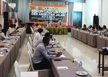 Sambut Nataru, Dishub Kota Batu Lakukan Penyekatan di Enam Titik