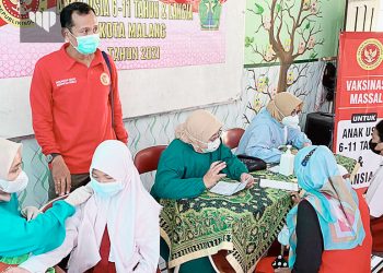 BIN Posda Kota Malang Gelar Serbuan Vaksinasi Usia 6–11 Tahun SDK Santo Yusup 2 dan SDN 2 Jatimulyo