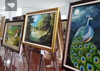 Puluhan Seniman Gelar Pameran dan Atraksi Melukis Langsung di Gedung DPRD Kota Malang
