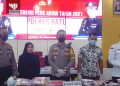 Kapolres Kota Batu Beberkan Laporan Kasus Sepanjang 2021