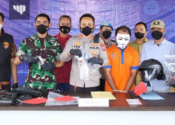 Polisi Berhasil Amankan Pria yang Menodongkan Pistol di Kota Batu