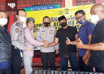 Buntut Ricuh di Banyuwangi, Kapolsek Lowokwaru Pertemukan Perguruan Silat PSHT dan Pagar Nusa