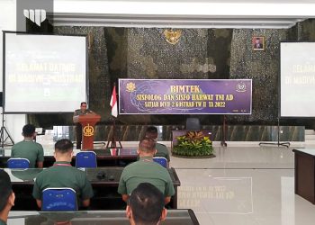 Infolahta Divif 2 Kostrad Gelar Bimtek Sisfolog dan Sisfo Harwat Alutsista TNI AD Tahun 2022