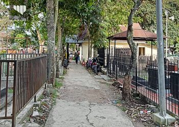 Sepi. Peziarah TPU Samaan Diprediksi Membeludak Usai Salat Id