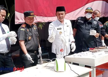 Kejari Sampang Musnahkan 374 Gram Narkotika