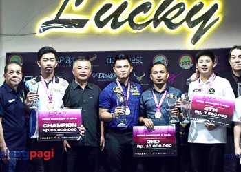 Pebiliar Asal Sumedang Juarai Turnamen 9 Ball Lucky Pool Feat Carabao