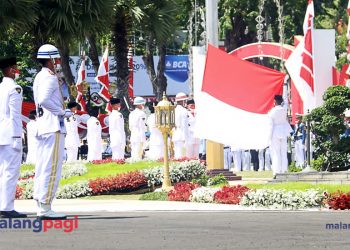 Kasdivif 2 Kostrad Ikuti Upacara HUT ke-77 RI di Grahadi