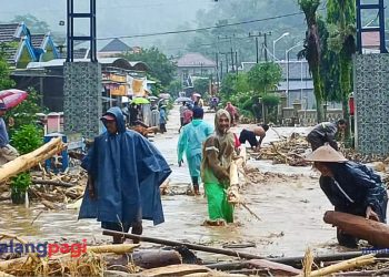 Hujan Deras, Desa Pujiharjo Diterjang Banjir Bandang