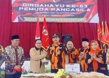 MPC PP Kota Malang Gelar Peringatan HUT Ke-63 Pemuda Pancasila, Sederhana Namun Sarat Makna
