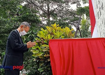 Konjen Jepang Pimpin Upacara Penghormatan di Monumen Koeboeran Londo