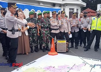 800 Personel Gabungan Dikerahkan dalam Pengamanan Tahun Baru 2023 di Kota Malang