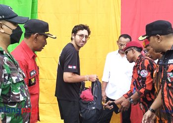 600 Personel Pemuda Pancasila Kabupaten Malang Turut Amankan Ibadah Natal 2022