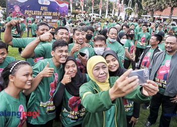 Launching Puslatda 100-V, Khofifah Suntik Motivasi Atlet-Atlet Jatim