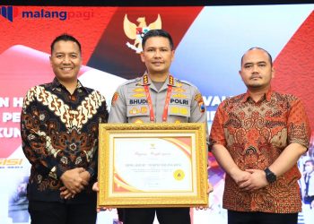 Polresta Malang Kota Raih Penghargaan Pelayanan Prima Dan Predikat Pembangunan ZI Polri 2022