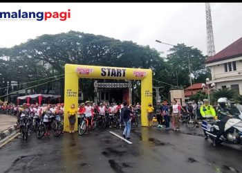 Polresta Malang Kota bersama Jagger Pancal Community (JPC) Gelar Fun Bike