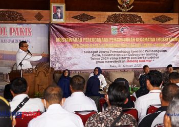 Musrenbang Kecamatan Pakis, Wabup Minta Seluruh Perangkat Daerah Fokus Susun Rencana Pembangunan Daerah