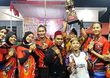 Srikandi Pemuda Pancasila Kabupaten Malang Juarai Turnamen Voli Antardaerah