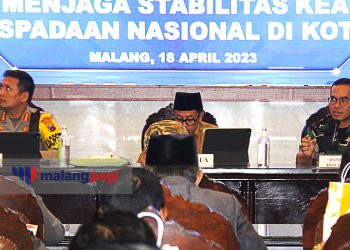 Dandim 0833 Hadiri Sosialisasi Pencegahan Radikalisme untuk Kota Malang Kondusif