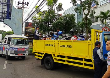 Parkir Liar, Dishub Kota Malang Angkut 16 Kendaraan