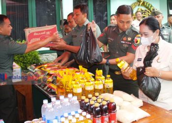 Jaga Stabilitas Harga Bahan Pokok, Kodim 0833/Kota Malang Gelar Bazar Murah Ramadan