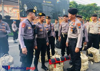 Anggota Polresta Malang Kota Siap Amankan Pilkades di Kabupaten Bangkalan