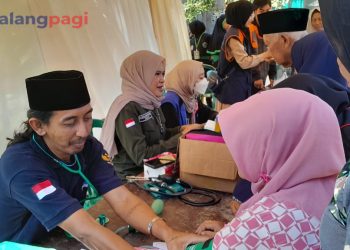 Relawan Ganip Warsito Gelar Pemeriksaan Kesehatan Masyarakat Gratis