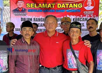 Ganip Warsito Kukuhkan Korcam dan Resmikan Posko Relawan Sedulur Ganip di Donomulyo