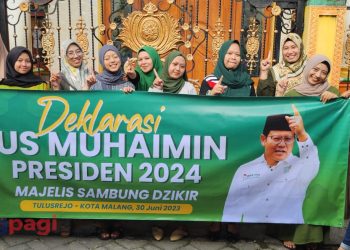 Majelis Sambung Dzikir Tulusrejo Kota Malang Kompak Dukung Gus Muhaimin