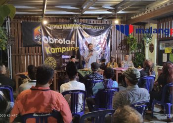 Dewan Kampung Nusantara Gelar Cangkrukan Bersama Warga dan Kapolresta Malang Kota