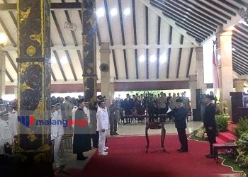 Bupati Malang Lantik 54 Kades Hasil Pilkades Serentak 2023