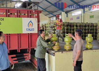 Pastikan Ketersediaan Gas LPG Subsidi, Polresta Malang Kota Gelar Pengecekan