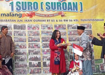 Anggota DPRD Nurul Setyowati Apresiasi Bersih Desa Tunjungsekar